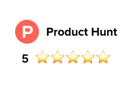 Product Hunt - 5 out of 5