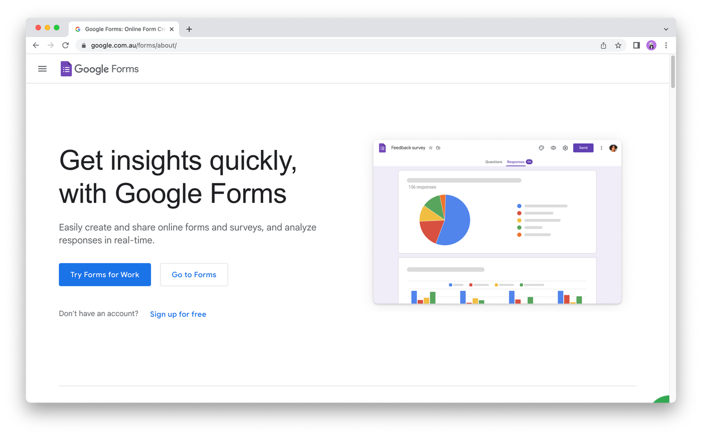 Google Forms editor interface showing a basic form