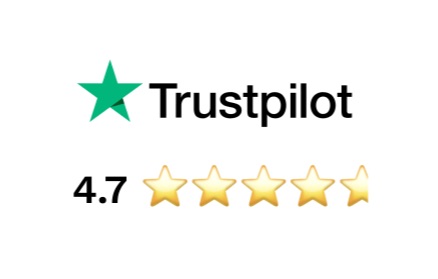 Trustpilot - 4.7 out of 5