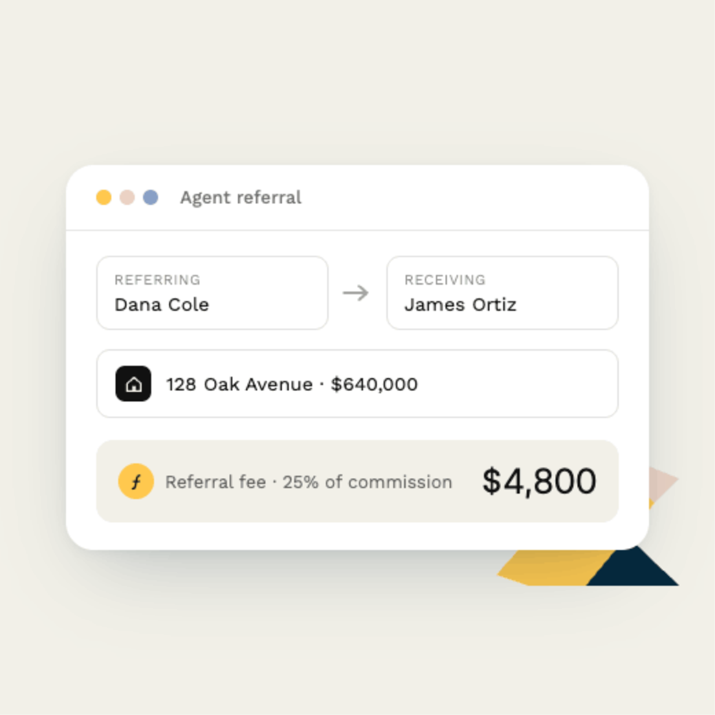 Real estate agent referral form in Paperform