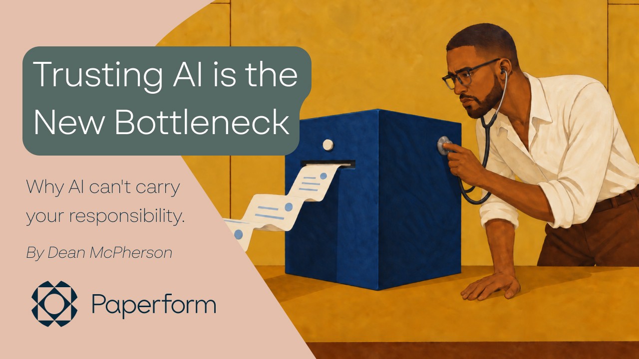 Trusting AI is the new bottleneck
